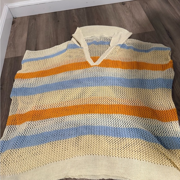 Striped Knit Cover-Up Dress - Picture 5 of 6